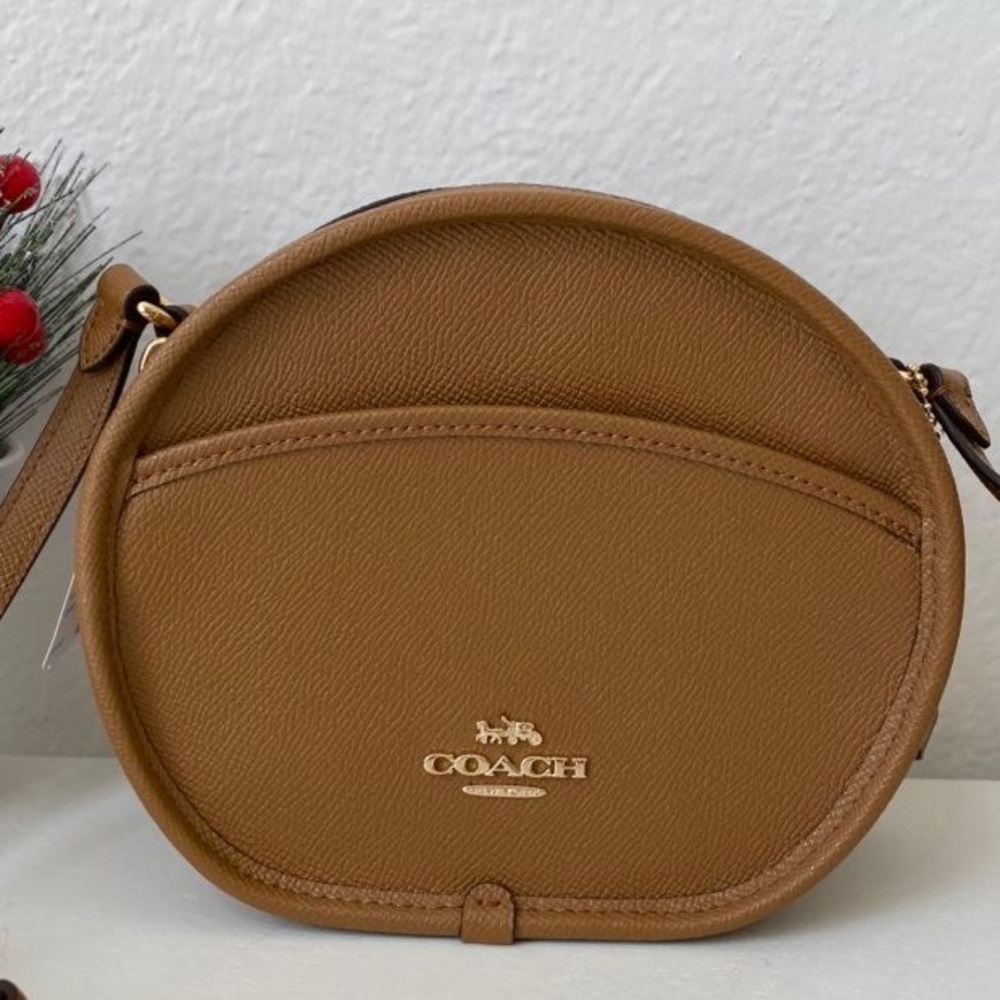 Coach leather canteen crossbody